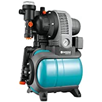 Estación doméstica de abastecimiento de agua 3000-4 eco Classic de GARDENA: bomba con disyuntor térmico- válvula…